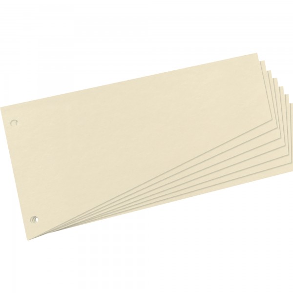 Herlitz Trennstreifen 10838464 23x12cm gelocht ch 100 St./Pack.