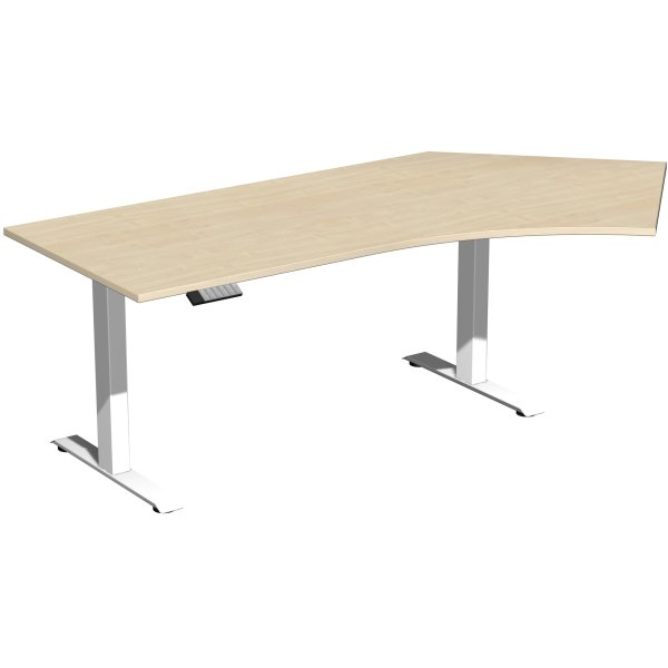 Geramöbel Tisch Elevate Plus 2166x1130 H630-1280mm ws/ah