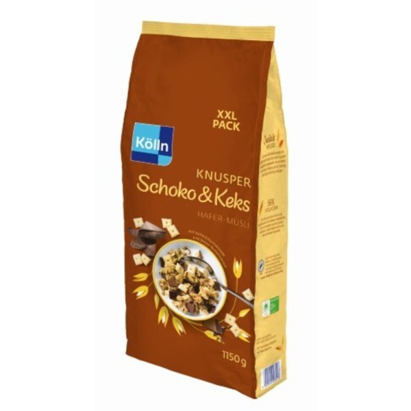 Kölln Müsli Knusper Schoko & Keks 4x1150g