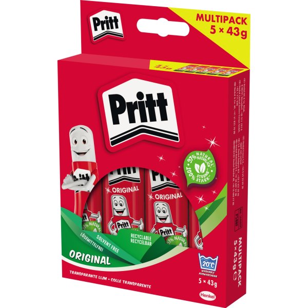 Pritt Klebestift PS8BF 43g Kunststoffhülse 5 St./Pack.