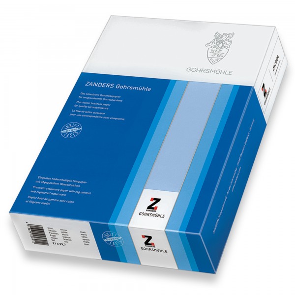 Zanders Briefpapier Gohrsmühle A4 ws 500Bl