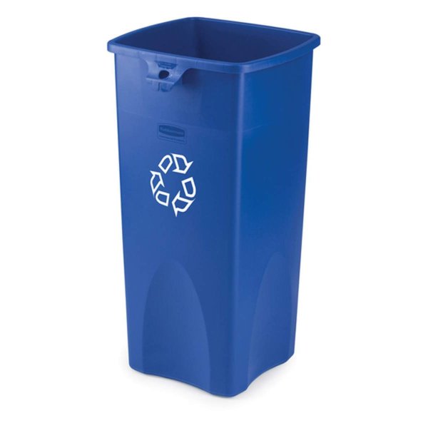 Rubbermaid Abfallbehälter Untouchable 87l bl