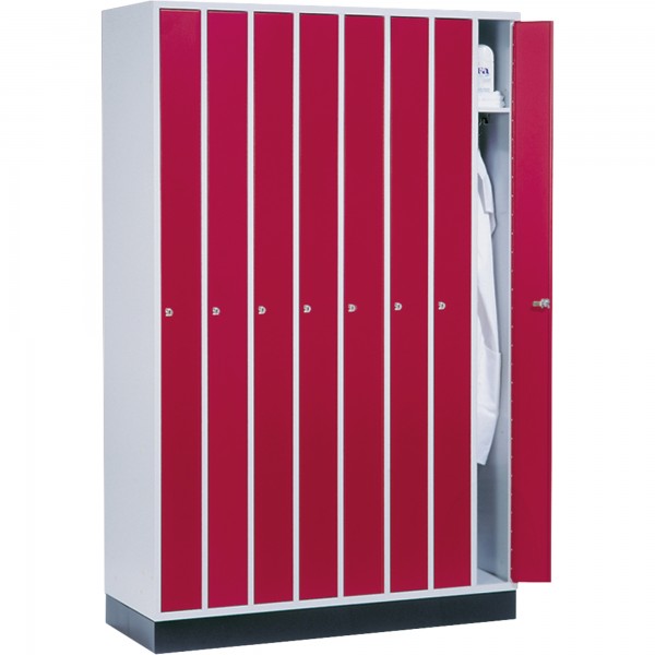 C+P Umkleidespind 8170802S10010 8Abteile lgr/rrt