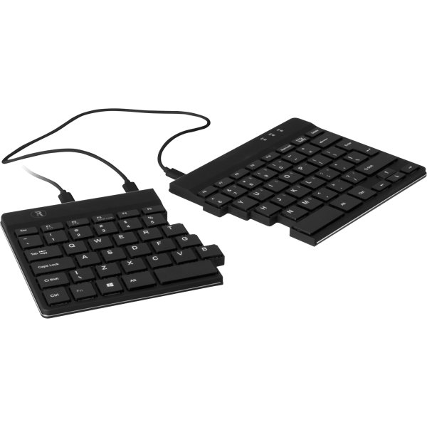 R-Go Tastatur Split Break kabel sw