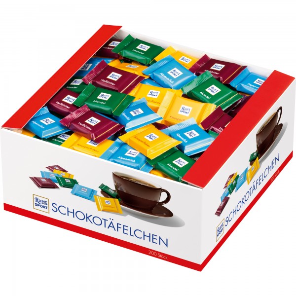 Ritter Sport Schokolade Quadrettie 70000006 200 St./Pack.