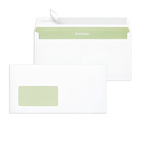 Envirelope Briefumschlag DL mF hk ws 1000St