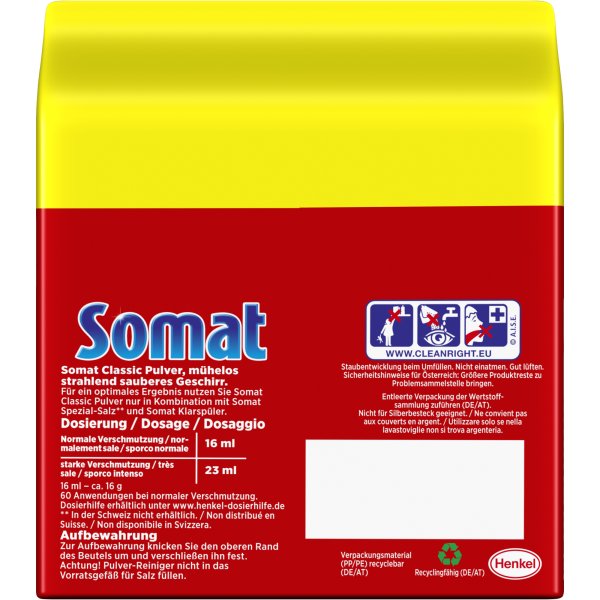 Somat Spülmaschinenpulver Classic 0,96kg