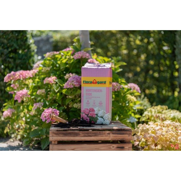 Floragard Gartenerde Hortensien rosa/weiß 2x25l