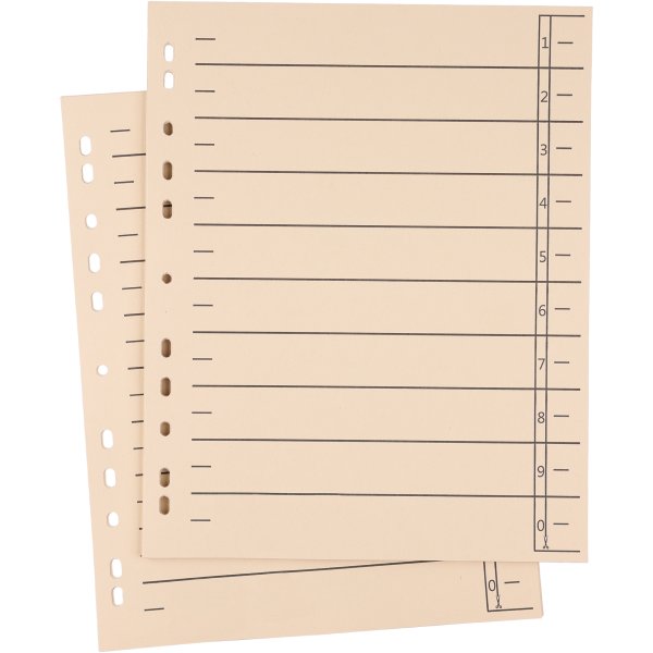 Soennecken Trennblatt A4 200g Karton ch 100St