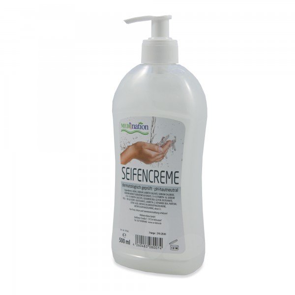 Medination Seifencreme 97543 mit Pumpe derm. getestet 500ml