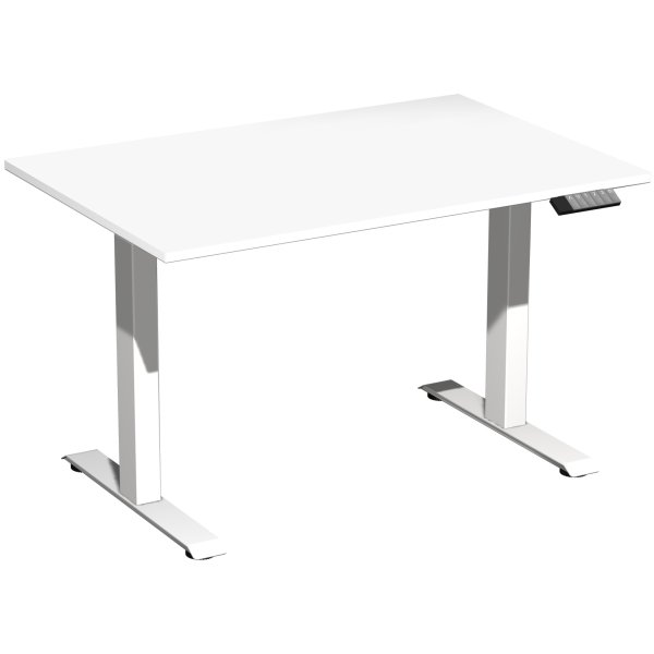 Geramöbel Tisch Elevate Basic 1200x800x730-1230mm ws/ws