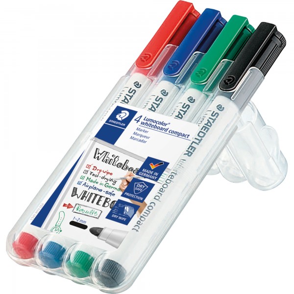Staedtler Whiteboardmarker Lumocolor 4 St./Pack