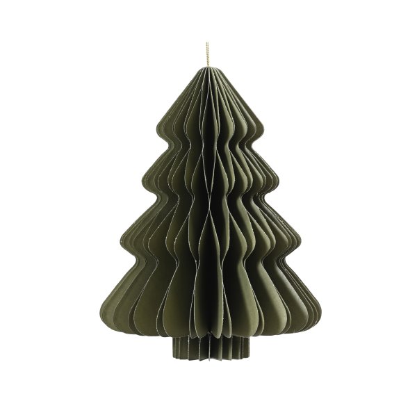 Everlands Weihnachtsbaum Papier 40x30cm gn