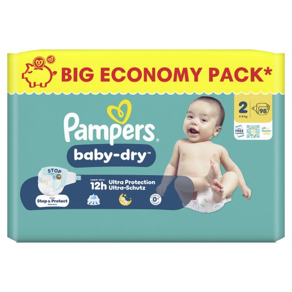 Pampers Windel Baby Dry Gr2 Mini 98St
