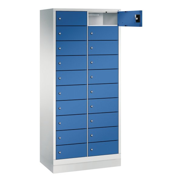 C+P Spind Evolo48 180x81x50cm lgr/ebl