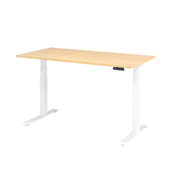 Hammerbacher Schreibtisch el 160x80cm ws/ahorn