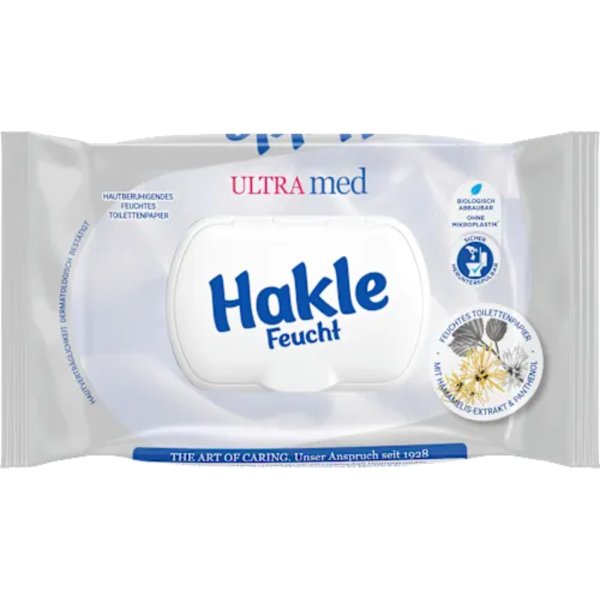 Hakle Feuchtes Toilettenpapier ULTRAmed 42Bl