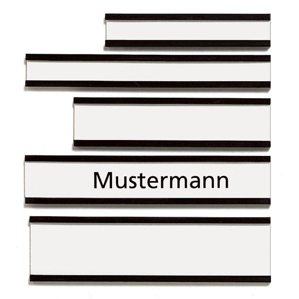 Franken Schild C-Profil C165 magnetisch 30x75mm 10 St./Pack.