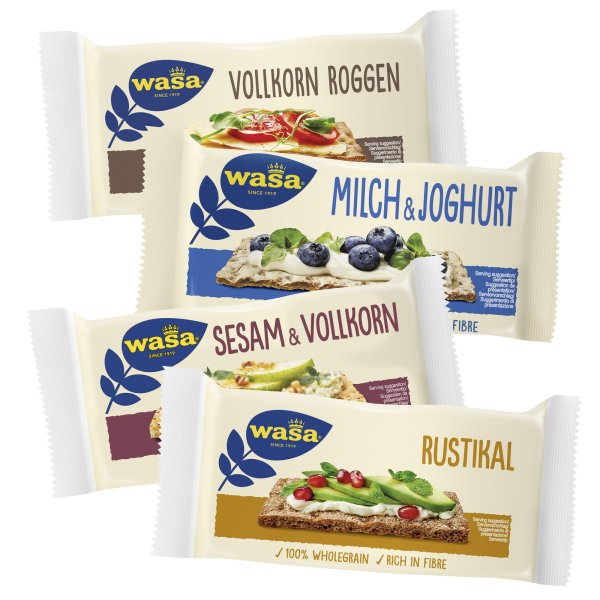 Wasa Knäckebrot Frühstücksbox sort 40x2St