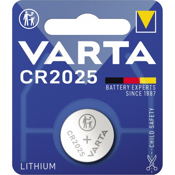 Varta Knopfzelle 06025101401 CR2025 3V 170mAh Lithium