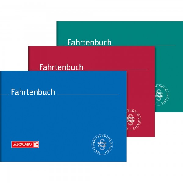 BRUNNEN Fahrtenbuch 10-10141 DIN A6 40Blatt