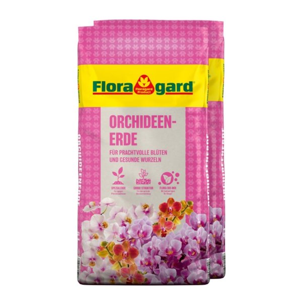 Floragard Blumenerde Orchideen 2x5l