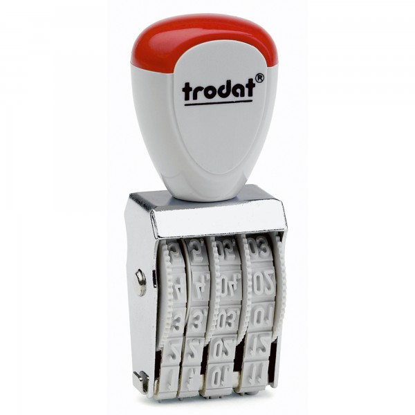 trodat Datumstempel Classic 54216 17x4mm silber