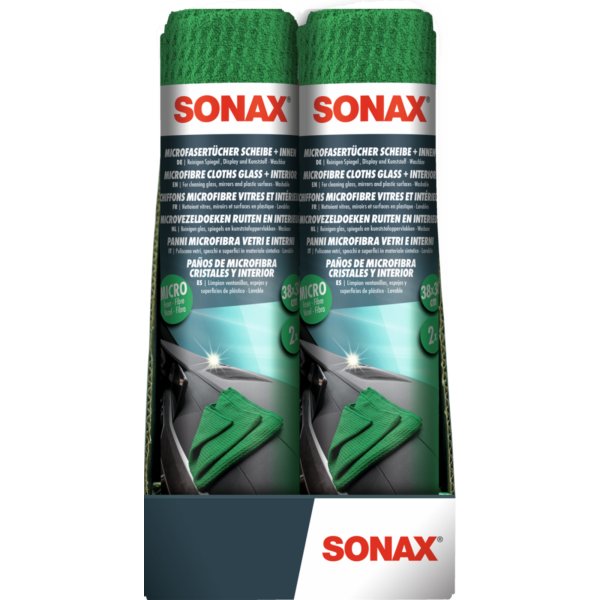 Sonax Microfasertuch Scheibe+Innen 2St