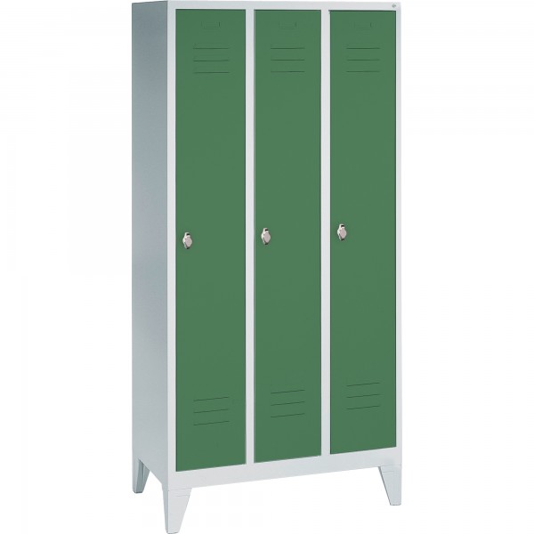 C+P Umkleidespind Classic 801030S10015 3Abteile lgr/rgn
