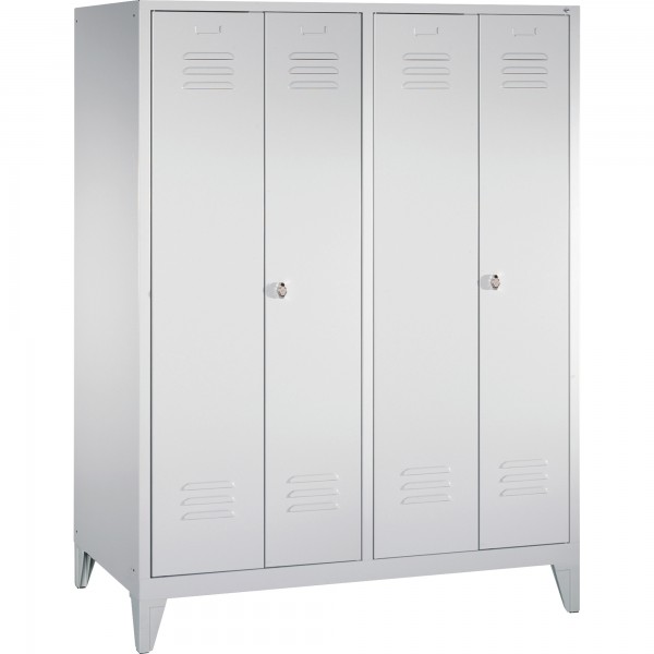 C+P Doppelspind 801242S10003 Füße 4Abteile B1590mm lgr/lgr