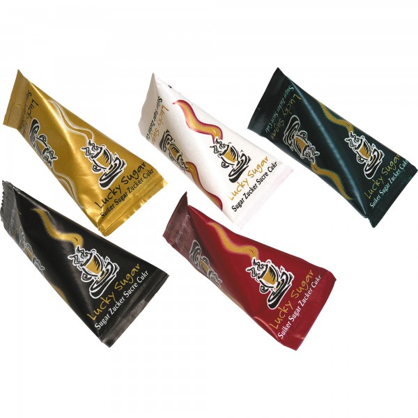 Hellma Zucker Lucky Sugar Hot Cup 60115043 4,5g 500 St./Pack.