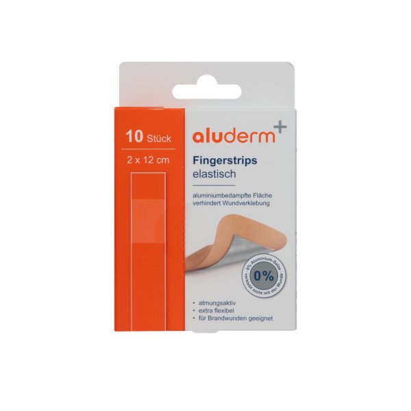 aluderm Fingerstrips elastisch 2x12cm 10St