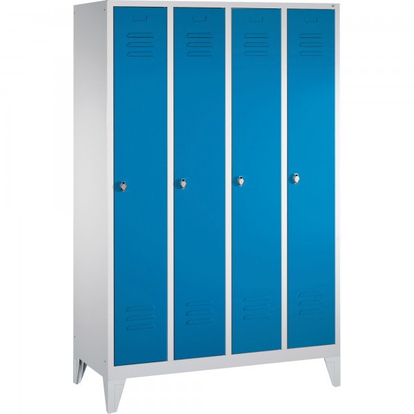 C+P Umkleidespind Classic 801040S10011 4Abteile lgr/lbl
