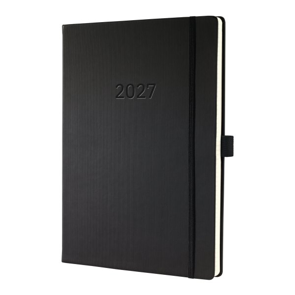 Sigel Wochenkalender Conceptum 2027 A4+ 1W/2S sw