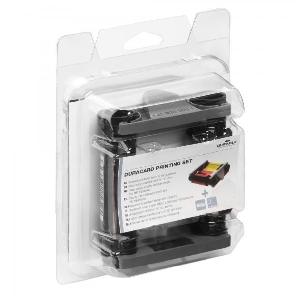 DURABLE Namensschild-Set DURACARD Printing +100Schild.