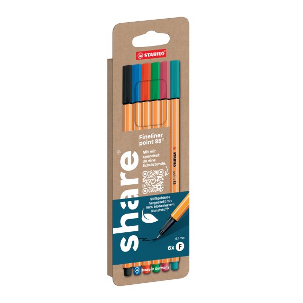 share Fineliner sort 6St