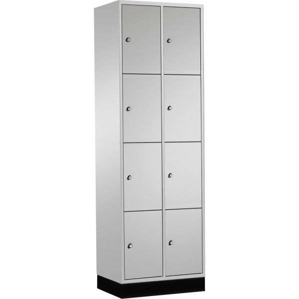 C+P Schließf.schrank 8470201S10010 8Fächer 1950x620x500mm lgr/lgr