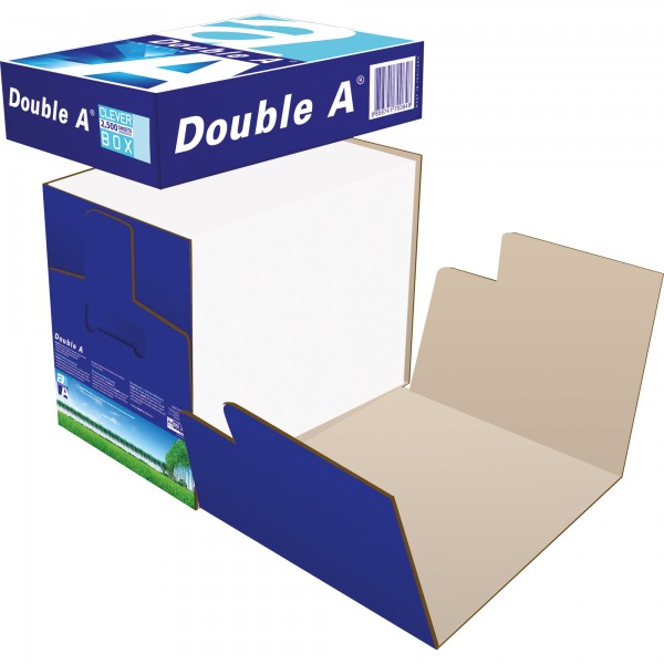 Double A Kopierpapier 2100048827 DIN A4 80g weiß 2.500 Bl./Pack.