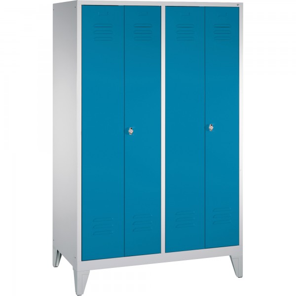 C+P Doppelspind 801240S10011 Füße 4Abteile B1190mm lgr/lbl