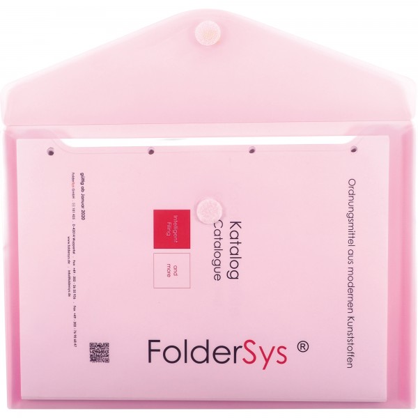 Foldersys Umschlag 40101-84 A4 quer PP rot