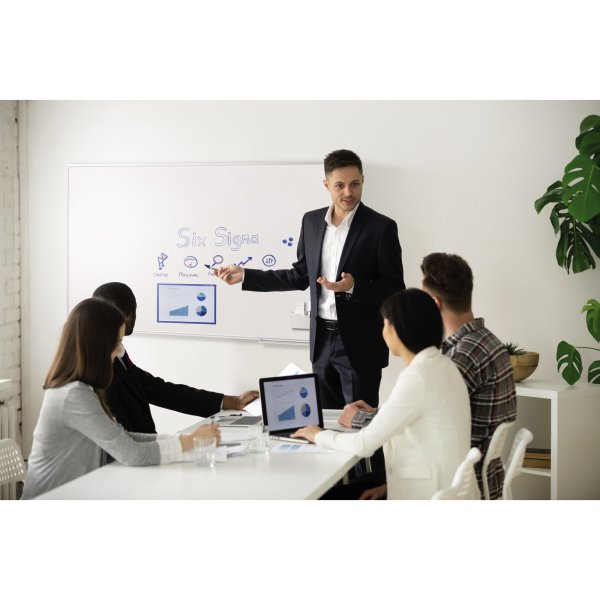 Legamaster Whiteboard ECONOMY plus 7-102763 emailliert 100x150cm