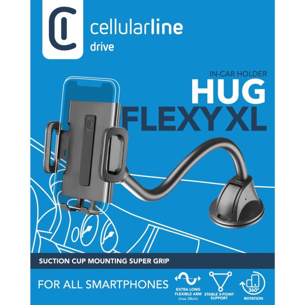 cellularline Handyhalter KFZ Hug Flexi XL