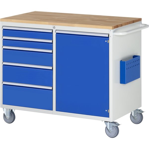 RAU Montagewagen 5Schübe 1Tür 1145x650x975mm lgr/ebl