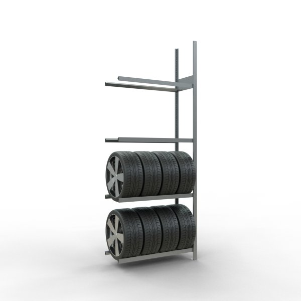 Schulte Anbau-Reifenregal 275x105x40cm
