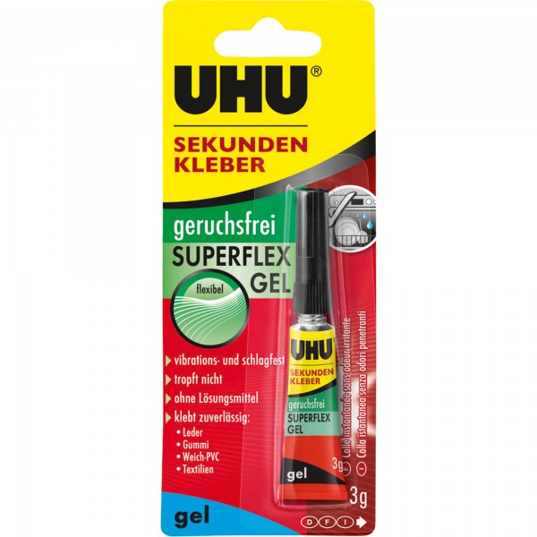 UHU Sekundenkleber FLEX GEL 3g 45565