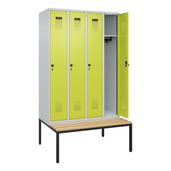 C+P Spind Evolo PLUS Bank 4Abt 2120x1200x815 lgr/cgn