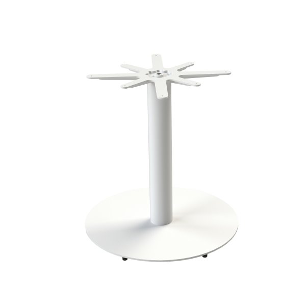 FEROS Tischgestell Urban für Tischplatte 120cm weiß