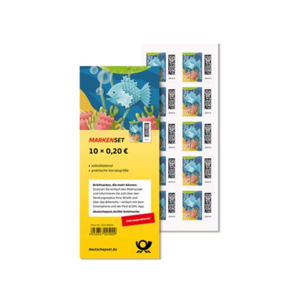 Briefmarke Ergänzungsmarke 20ct 10St
