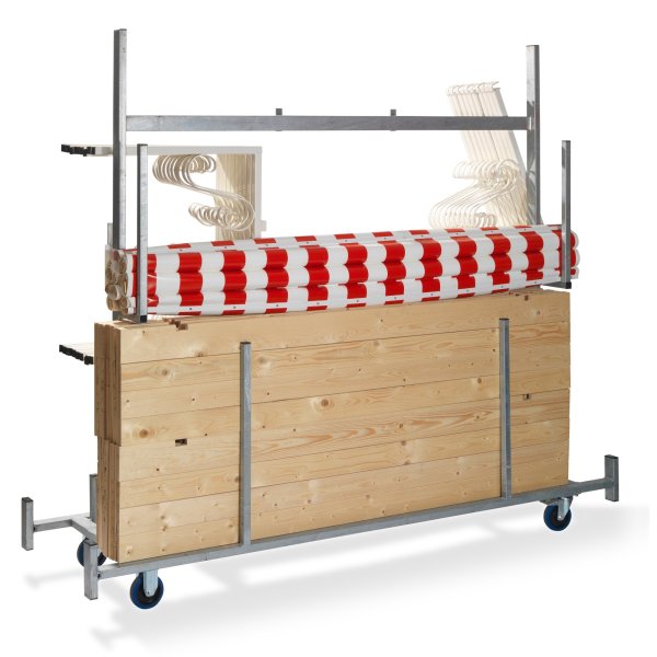 FEROS Trolley Marktstände max 5St Hammerite