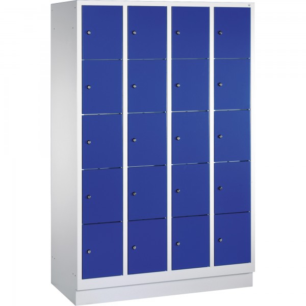 C+P Fächerschrank 8020405S10025 Sockel 20Fächer B1190mm lgr/ebl